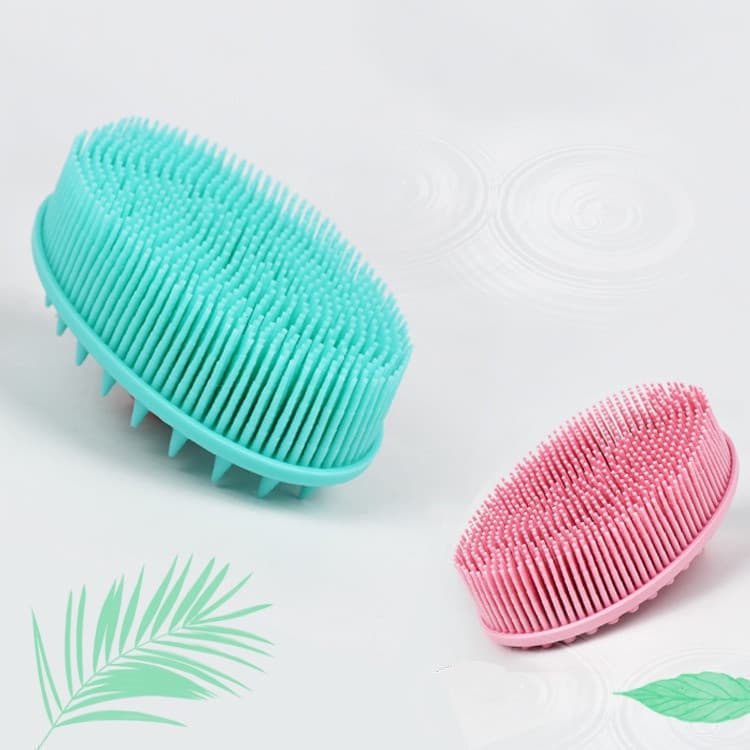 Escova de Banho Colorida de Silicone Sem Óleo de Alta Qualidade, Massagem Fitness para Bebês