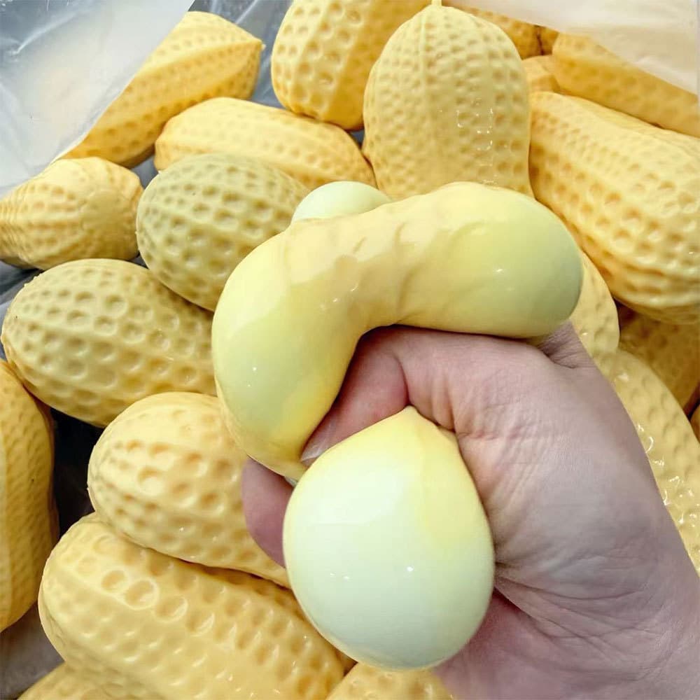 Amendoim Squishy Engraçado Novidade Fidget Toy Soft Squeeze Para Adultos Crianças Presentes De Descompressão