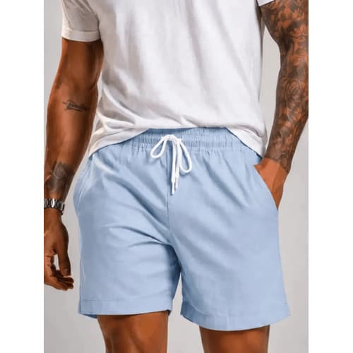 Bermuda Linho Masculina Mauricinho Praia Social Casual Verao