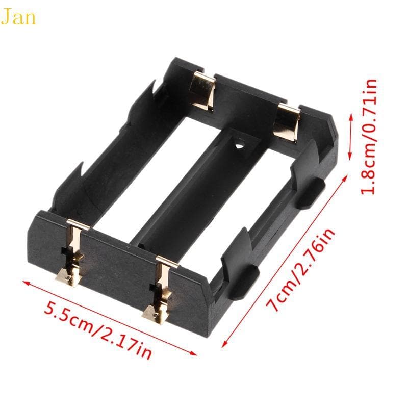 Jan Container Holder Caixa Para 2x 26650 3 7V Recarregável
