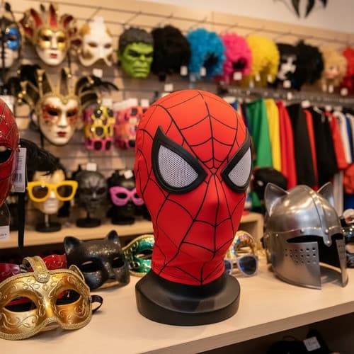 Máscara Homem Aranha Infantil Pano Realista Cosplay Filme NOVO FILME UM NOVO DIA