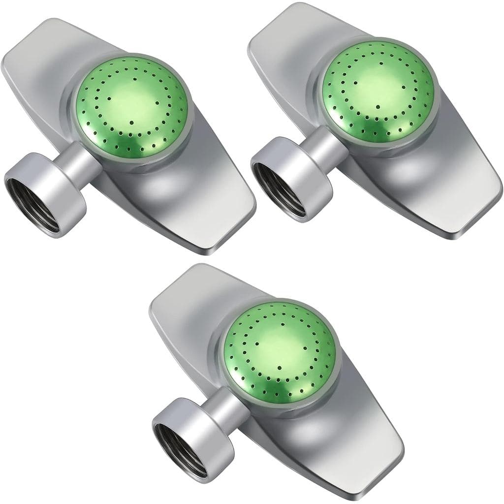 Honoson Metal Aspersor de Jato Circular de 360 Graus para Jardim com Fluxo de Água Suave e Cabeça de Aspersor Ajustável