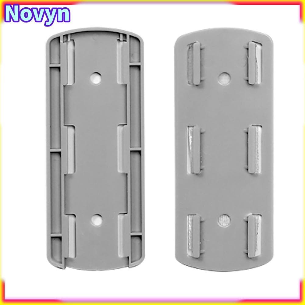 Novyn-br Fixador de soquete de mesa para gerenciamento de cabos autoadesivo montado na parede Suporte de fixação para