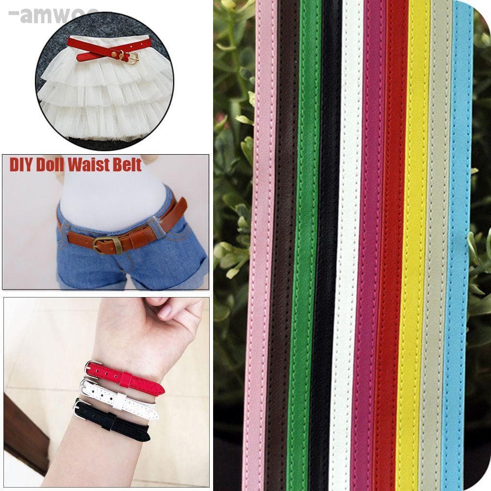 Cintos De Cintura Para Boneca AMWOO 11 Cores Super Mini Comprimento 50 Cm Acessórios De Roupas