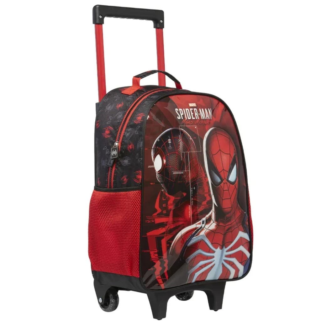 Mochila Rodinha Infantil Escolar Spiderman  Escolar Xeryus 14920