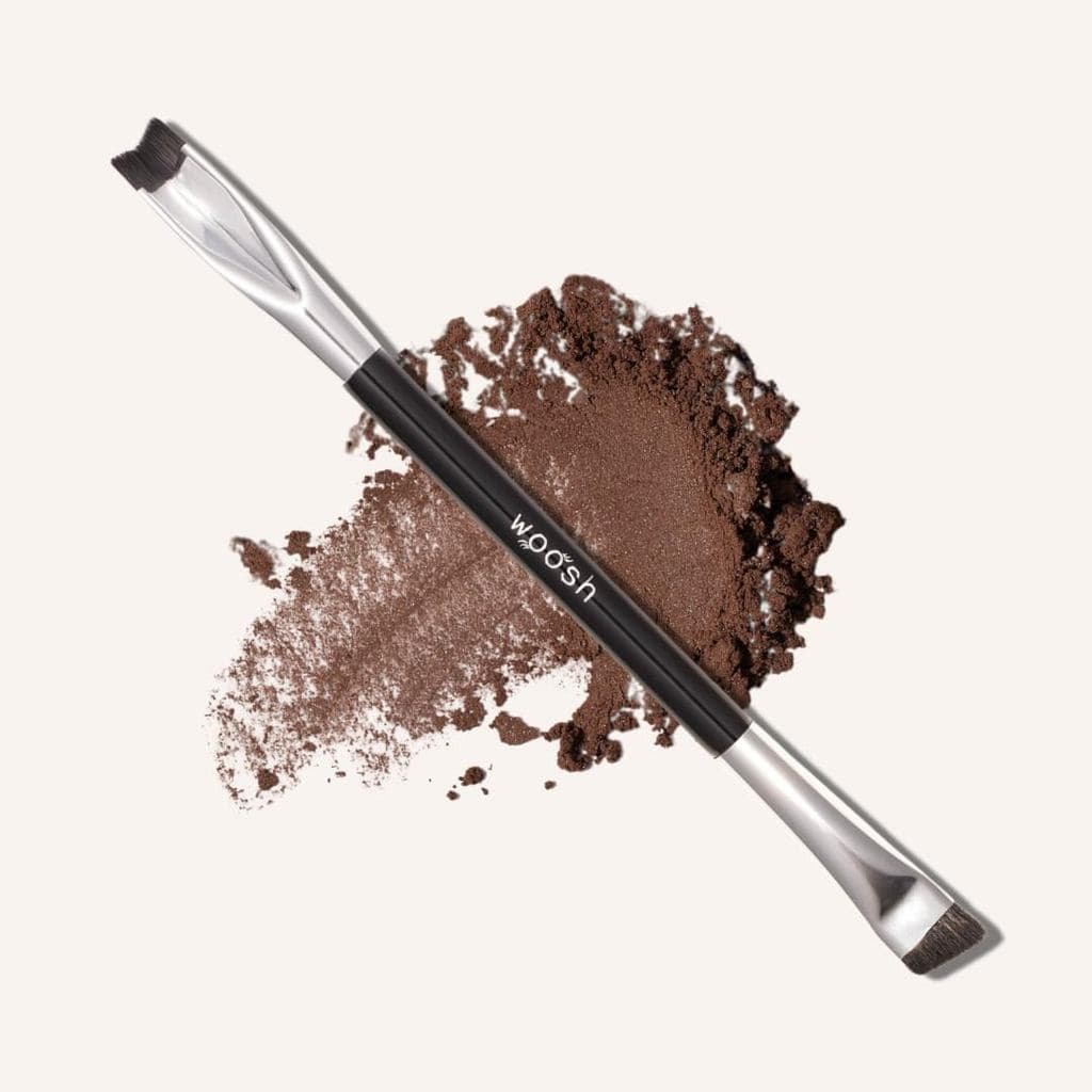 The Corner Brush Eye Stamper - Pincel para olhos esfumados e delineador, de dupla ponta, angulado e preciso, com cerdas