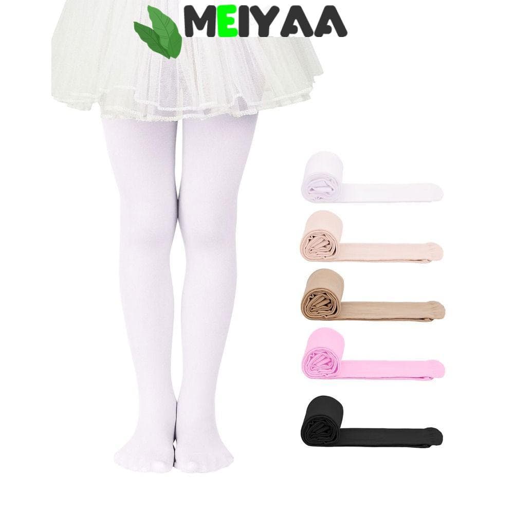 MEIYAA Meia-Calça Infantil De Balé , 80D , Cor Sólida , Dança Apertada , Fina De Alta Elasticidade Para Crianças