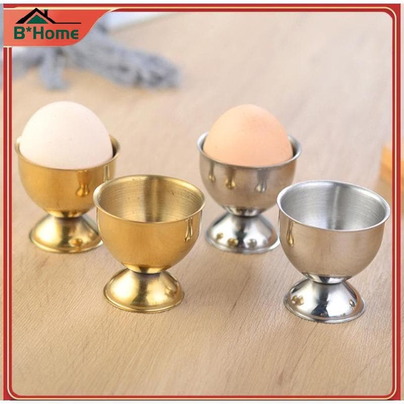 BHTH Copos De Ovo Cozido Em Aço Inoxidável Suporte Para Ovos Ra Ferramenta De Cozinha ~