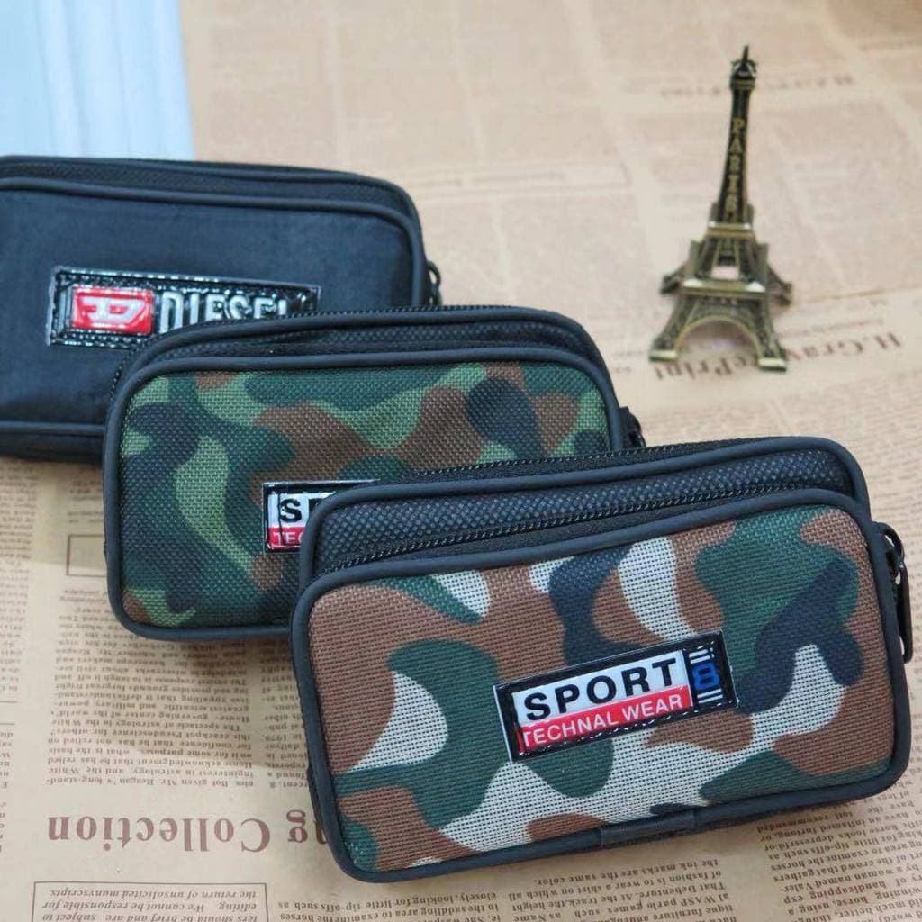 Homens saco de cintura do telefone móvel usar cinto multifuncional casual mudança chave Mini pequeno saco casual camufla