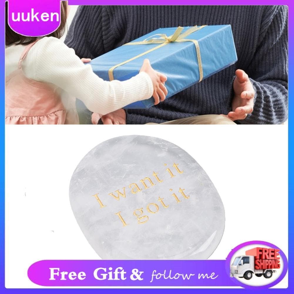 Uukendh Pssopp eu quero ter pedras decorativas de bolso, charme autêntico, resiliência para amigos, presente de viagem,