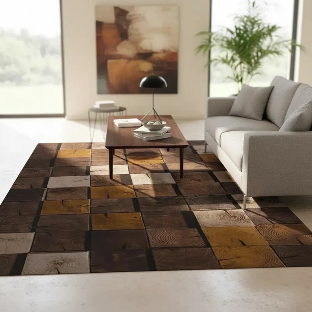 Tapete Para Sala E Quarto Belga 2mx1,4m Estampado Decoração