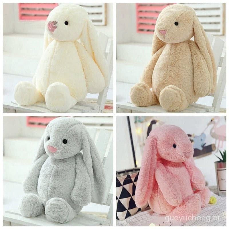 Travesseiro De Pelúcia De Coelho Macio E Fofo , Brinquedo , Presente De Páscoa Para Crianças PD1W