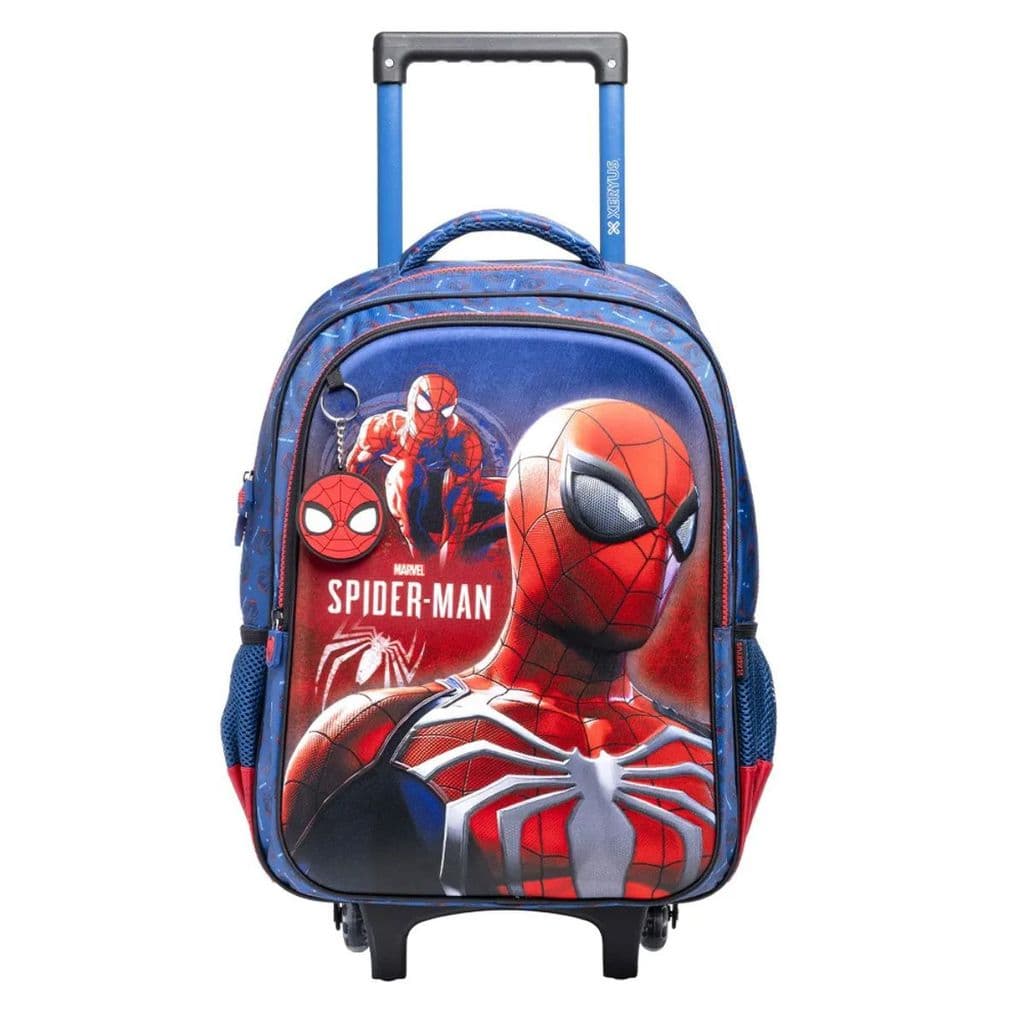 Mochila Rodinha Infantil Escolar Spiderman 17 Escolar Xeryus 14960
