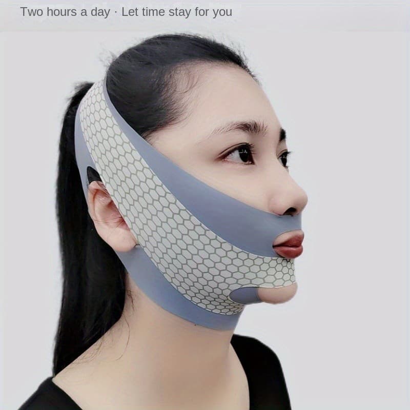 1pc Nova Máscara De lifting Facial Pressurizada De Camada Dupla Aperto masseter Músculo face Decreto Superfície Escultur