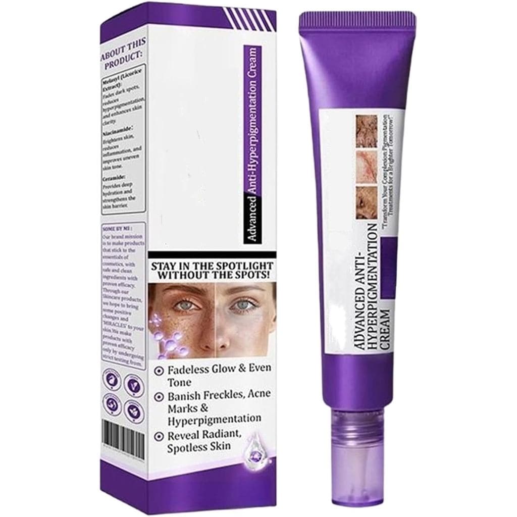Creme Facial Anti-Hiperpigmentação, 20g, Creme Avançado Anti-Hiperpigmentação, Firmador para Pele Flácida, Corretor de M