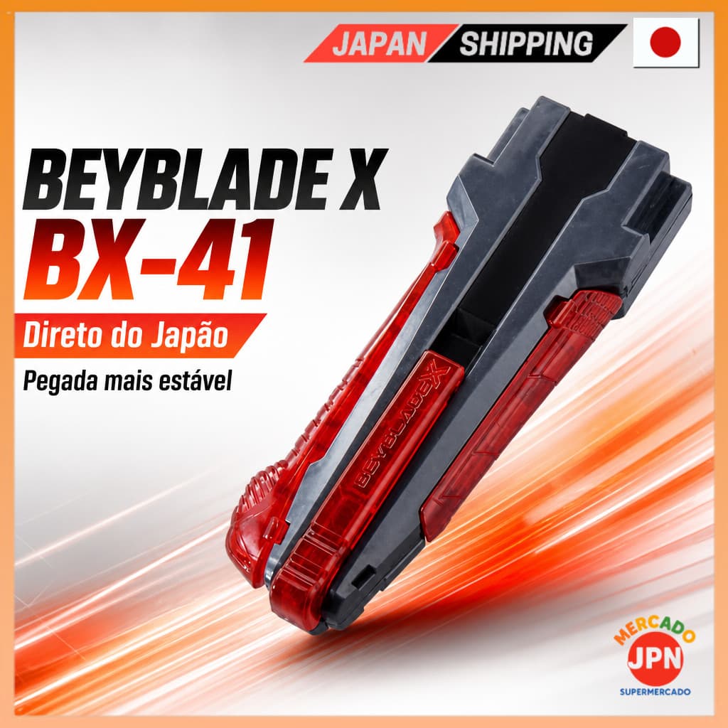 TAKARA TOMY BEYBLADE X BX-41 Borracha Custom Grip Gunmetal Ver Direct from JAPAN