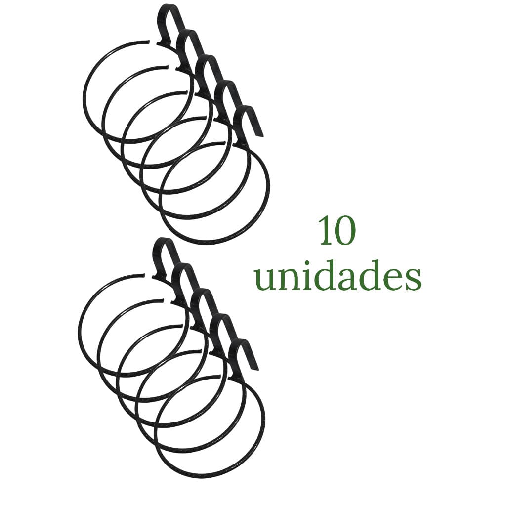 Suporte Argola Ajustável 5 cm Para Vaso de Flor Encaixe 2 cm – Kit 10 Unidades