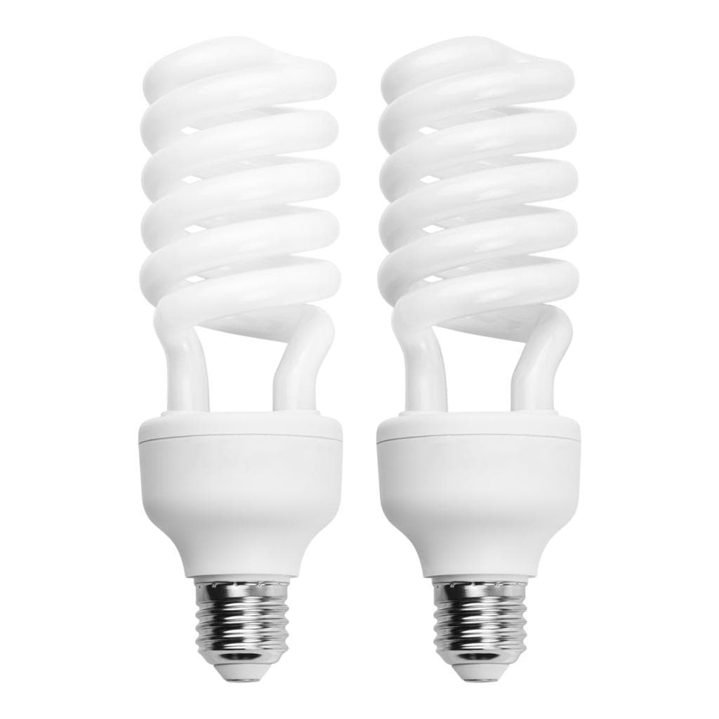 Lâmpadas fotográficas Sunydog 2 PCS E27 Luz diurna CRI 90 Foto Luz 45 W 5500 K 6000lux Cor precisa Lâmpada sem