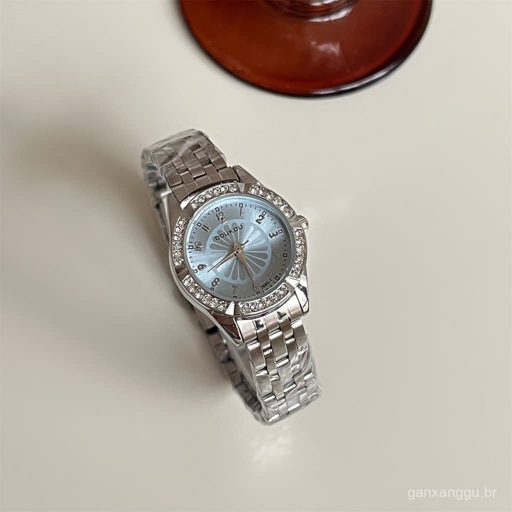 Bestseller "Glacier Blue" Relógio Daisy para Mulheres, Luxo Leve, Exclusivo, Requintado, Relógio Pequeno de Alta Qualida
