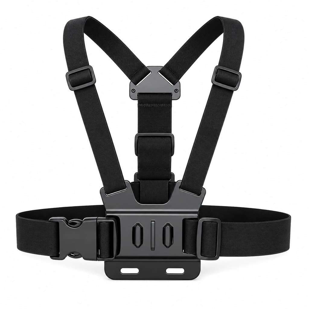 Suporte Peitoral Para Celular Com Rotação 360° Ajustável Para Moto Bike Corrida Trilha Vlog