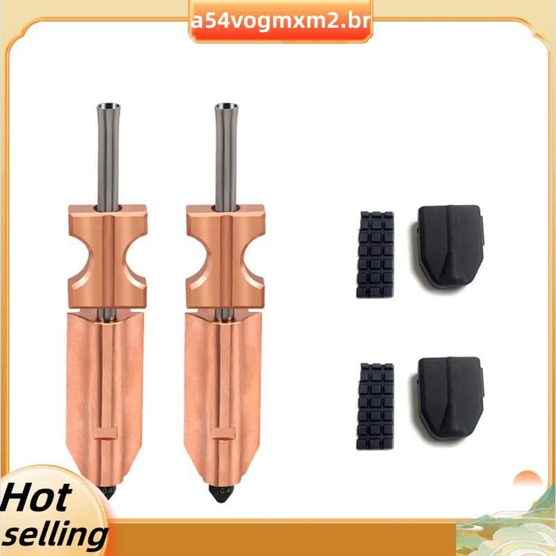 2 Conjuntos Para Bicos AD5X Atualizados De Aço Endurecido Bimetálicos Removíveis 0.4 Mm Com Meia E Escova De Silicone