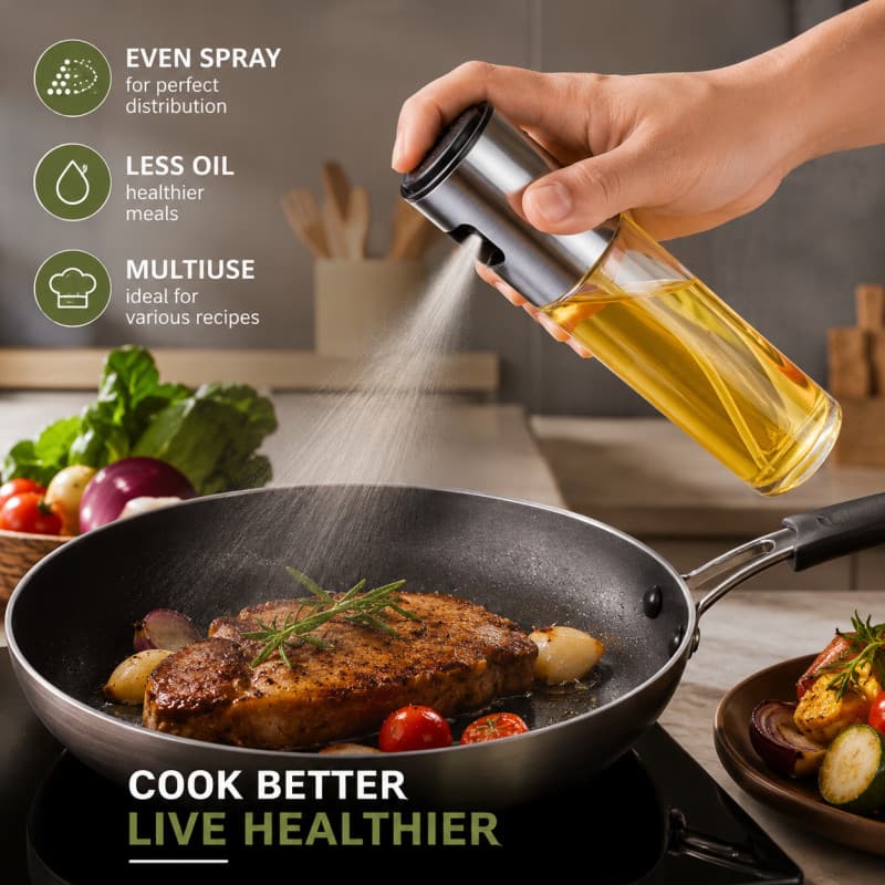 2 Peças Borrifador Azeite Pulverizador Premium Culinário Adequado Para Cozinhas 100ml Promoção
