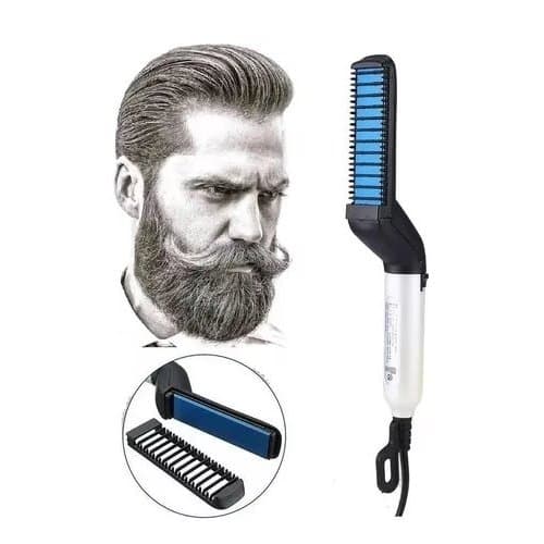Pente Elétrico Chapinha Modelador Barba Cabelo Masculino 110v/220v