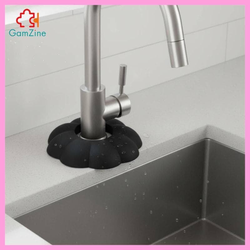 [lzdxwcke2] Protetor Contra Respingos De Pia De Cozinha Silicone Guia De Água De Torneira Soft Tapete Para Experiência D