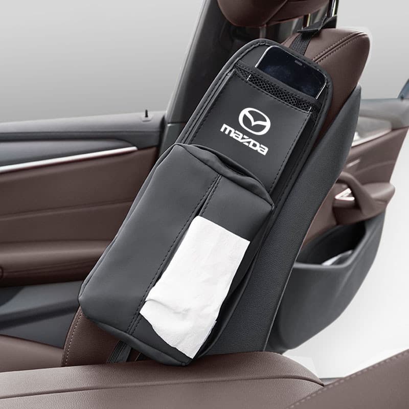 Bolsa Organizadora Lateral para Banco de Carro com Múltiplos Bolsos para Mazda 3 6 CX5 2 CX3 CX9 MX5 RX8 Axela Demio Ate