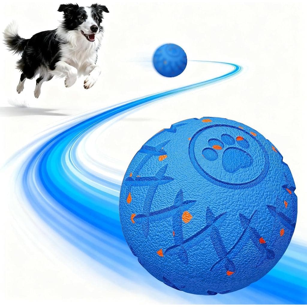 Brinquedos Interativos para Cães, Bola Automática que se Move e Salta para Cães Pequenos, Médios e Grandes, Material E-T
