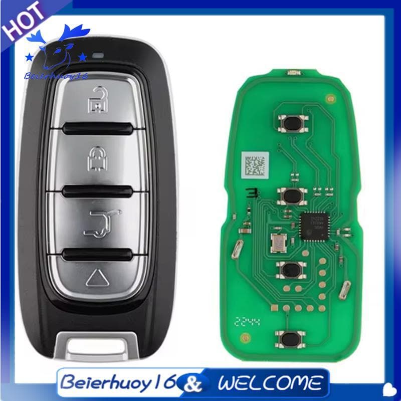 Controle Remoto Universal Para Carro XSCH01EN XM38-Chave Inteligente De 4 Botões Com Chip 8A 4D
