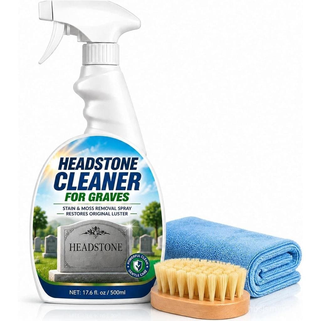 Limpador de Lápides (500ml), Spray Restaurador de Lápides, Limpeza de Lápides para Comunhão com os Mortos (1)