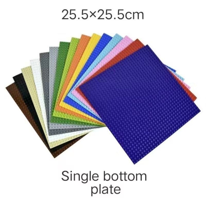 Blocos de construção de partículas pequenas com base universal de 32 x 32 pontos para crianças, brinquedos educativos de