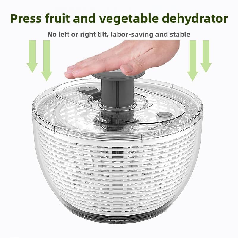 Imprensa desidratador de frutas vegetais multifuncional salada vegetal Fitness jantar secador cesta drenagem do agregado