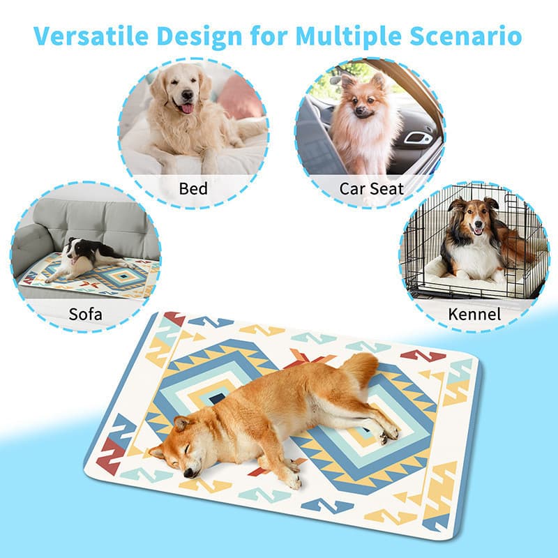 Tapete de seda gelada para resfriamento de verão para animais de estimação Tapete para cães Tapete de dormir para gatos