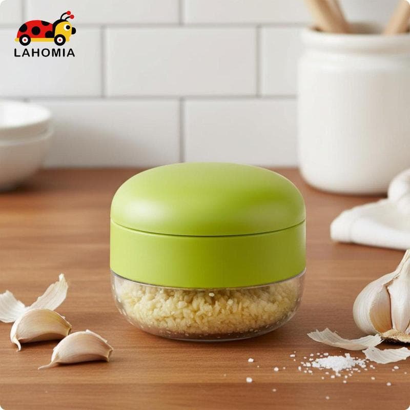 [LAHOMIA] Prensa De Alho Manual Profissional , Ferramenta Trituradora De Cozinha Em Aço Inoxidável Para Fazer Molhos E M