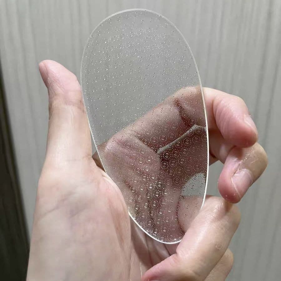 Placa de fricção de pés de vidro Nano, lixa de unha, pedra para esfregar os pés, remover calosidades