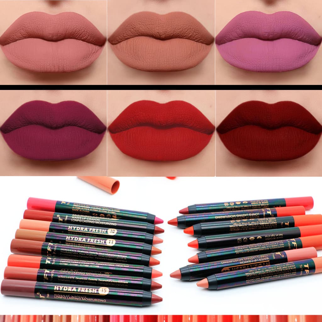 TFT Cross-Border 20 cores europeu americano cores veludo fosco novo estilo batom caneta batom maquiagem de longa duração