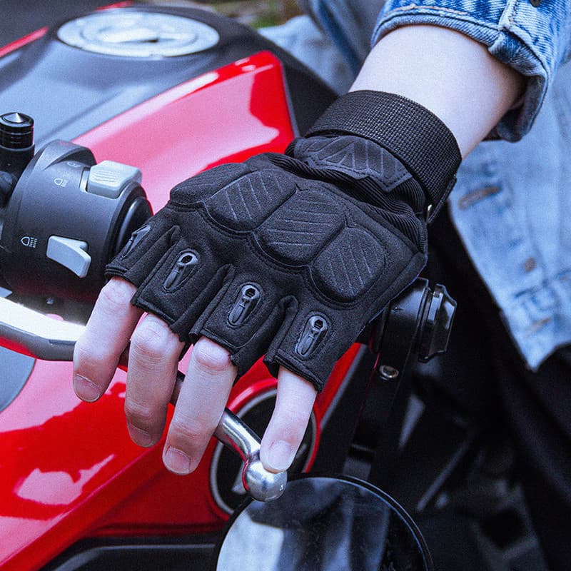 Luvas de ciclismo meio dedo das mulheres dos homens verão respirável luvas da motocicleta motocicleta Mountain Bike resi