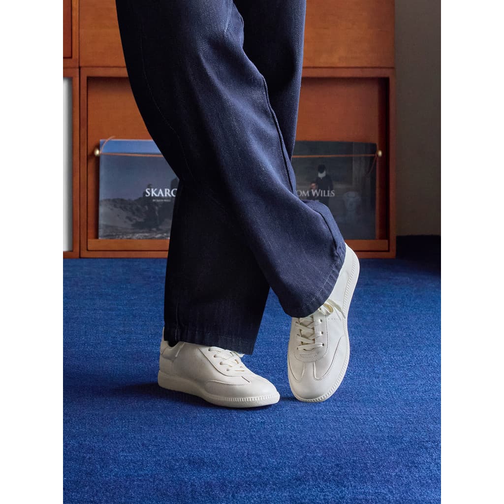 [Respirável sensação legal] ThomWills couro genuíno sapatos de treinamento alemão sapatos masculinos T-Toe esportes casu