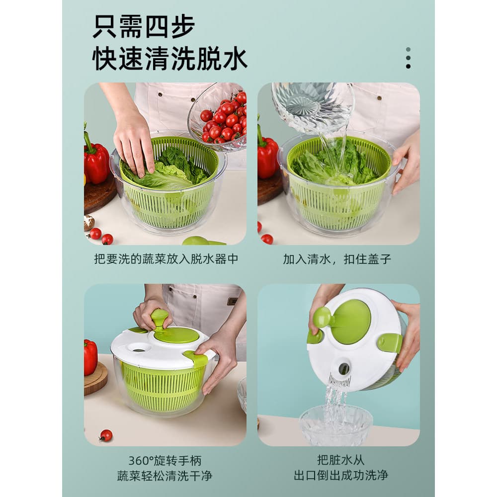 Desidratador de vegetais secador de salada doméstico pequeno Manual rotativo lavatório cozinha dreno frutas ferramenta ú