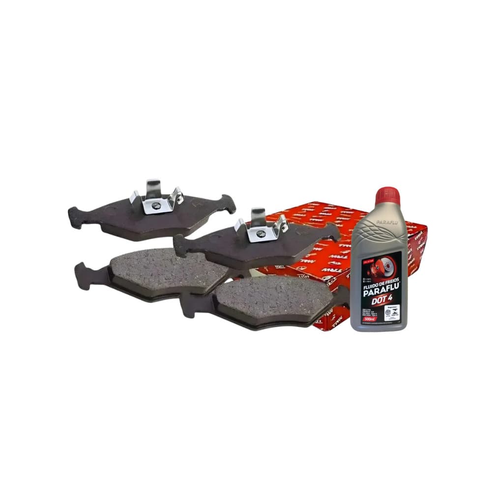 KIT FLUIDO FREIO DOT-4 + PASTILHA FREIO GOL/PRT/SAV GIV