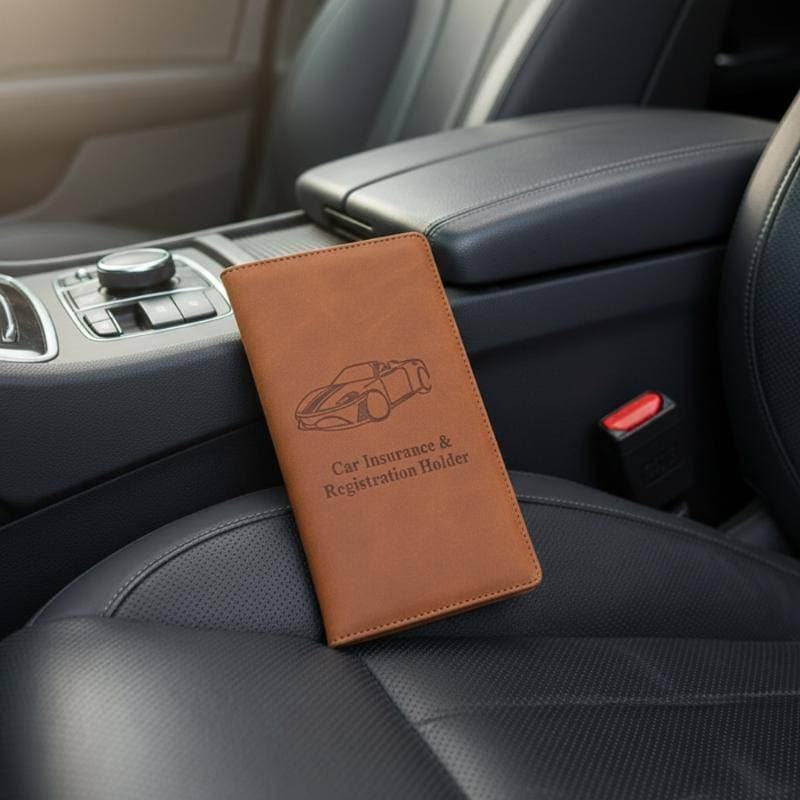 ADS Organizador De Seguro E Carteira De Carro Para Cartões , Manga De Plástico , Armazenamento De Documentos Proprietári