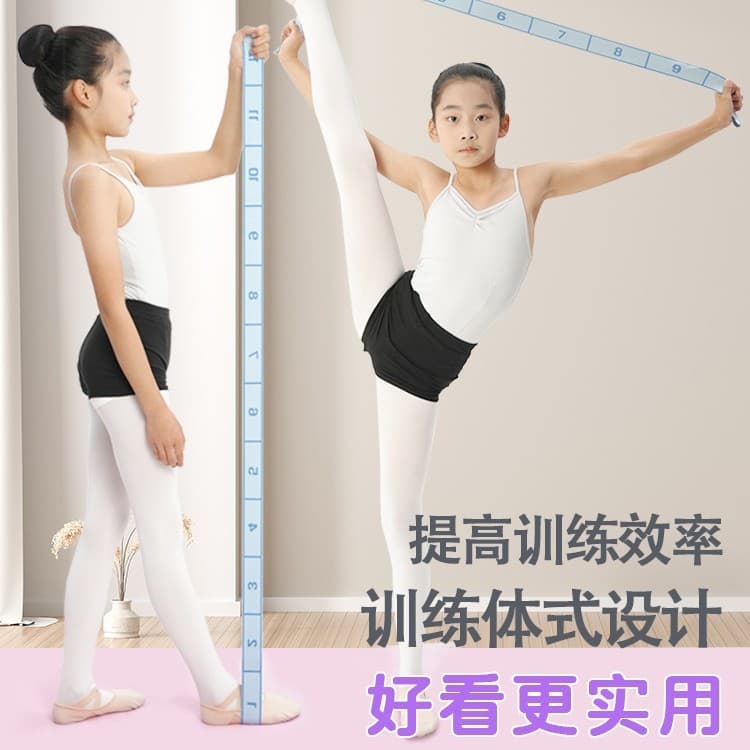 Faixa elástica de número de dança infantil segmentada, faixa elástica de resistência, faixa de tensão, prática, Yoga, ba
