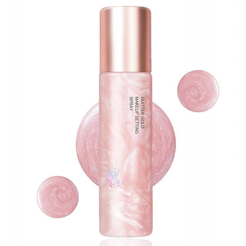 Spray Fixador de Maquiagem GlowMakeup, Spray Hidratante e Iluminador para o Rosto, Acabamento Radiante e Brilhante de Lo