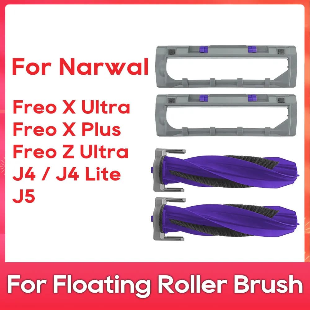 Para Narwal Freo X Ultra/Reo X Plus Z J5/J4 Lite Rolo Escova Capa Robô Aspiradores Parte Acessórios