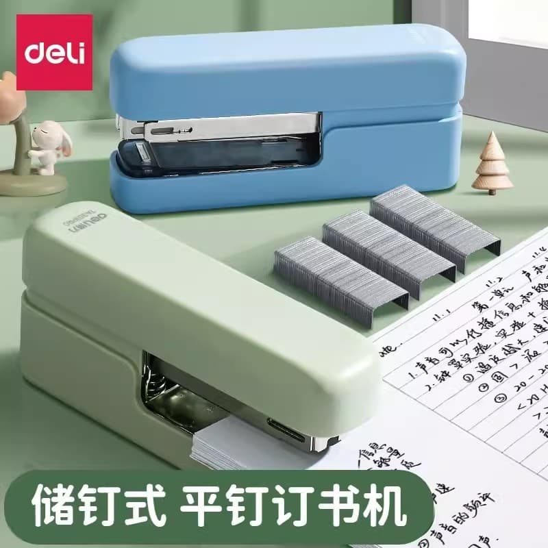 Grampeador de armazenamento Macaron Series Home Office Grampeador portátil