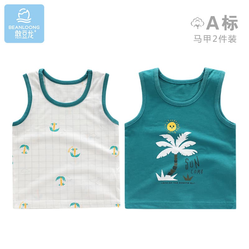 Colete de bebê puro algodão primavera outono roupa interior Close-Fitting das mulheres dos homens roupas de verão do beb