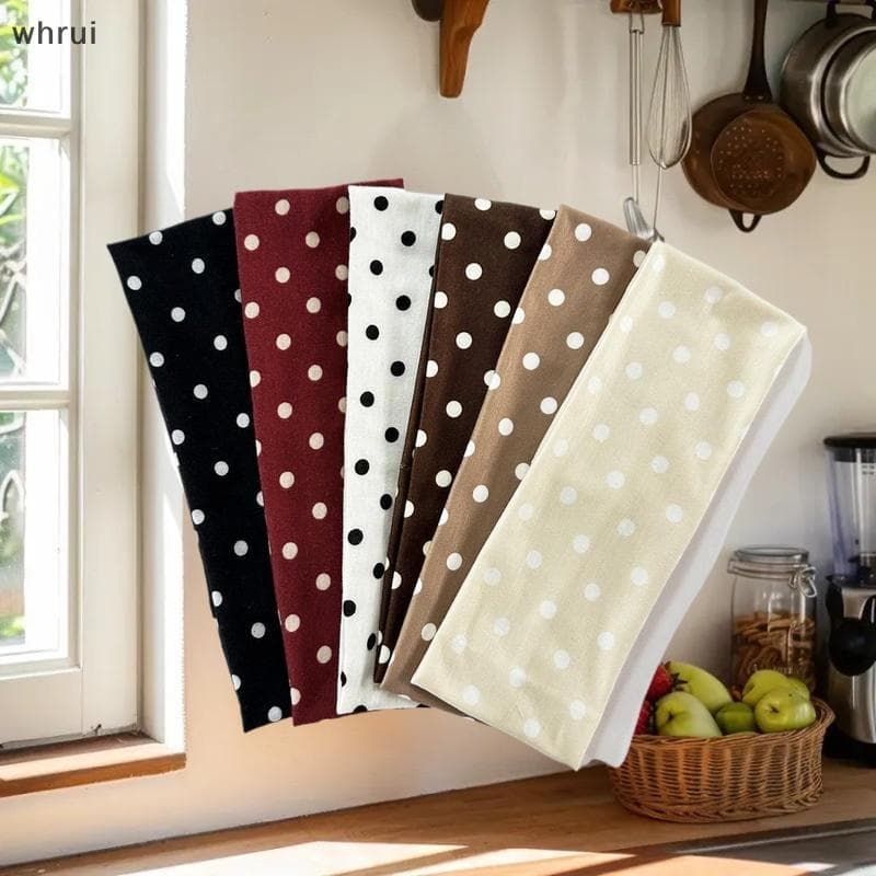 [WHRUI] Retro Boho Wind Dot Stretch s-Acessórios Para Cabelo Esportivos Ioga
