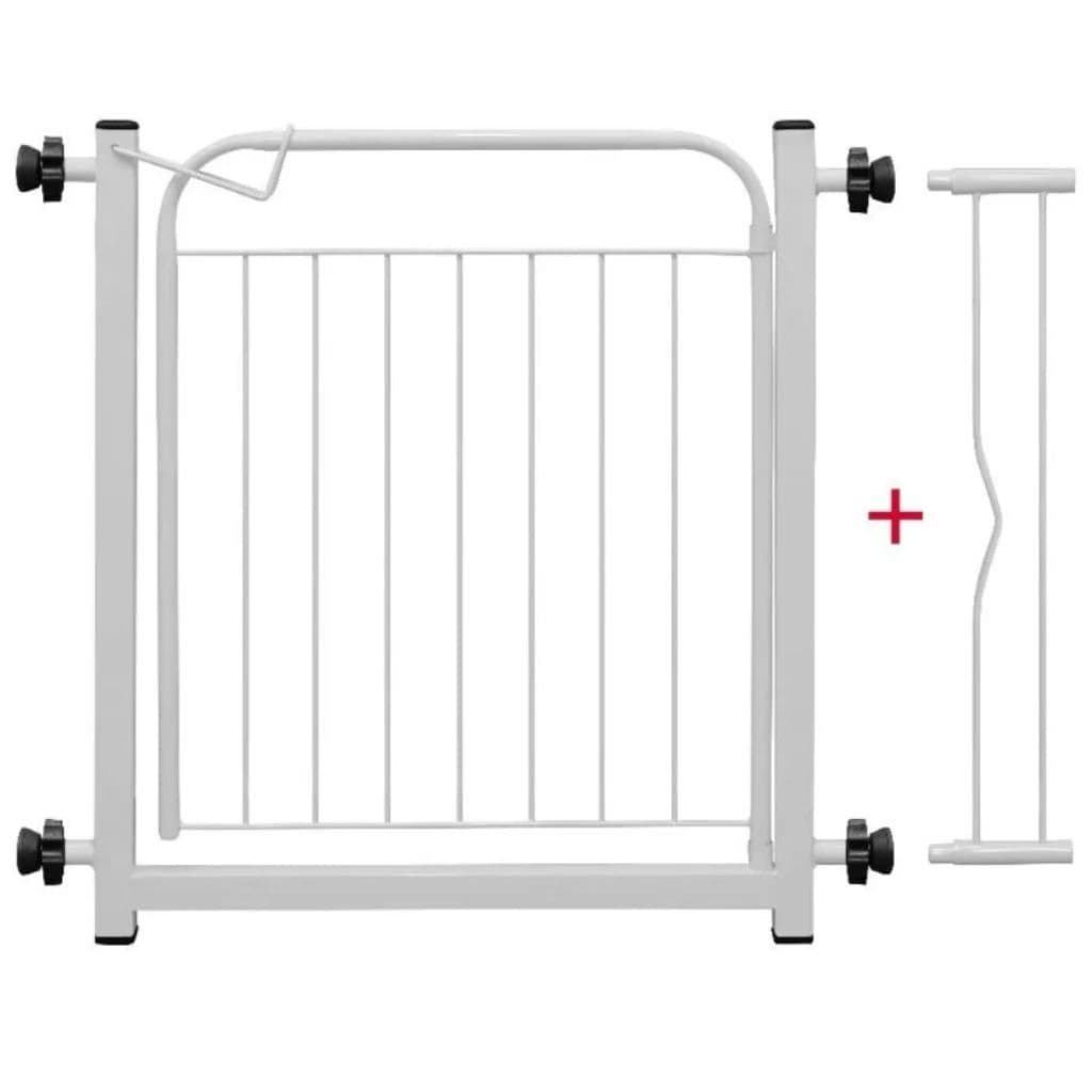 Grade Portão Proteção Pet Criança Cachorro 69 a 84 Cm Portãozinho Com Extensor de Brinde 10cm